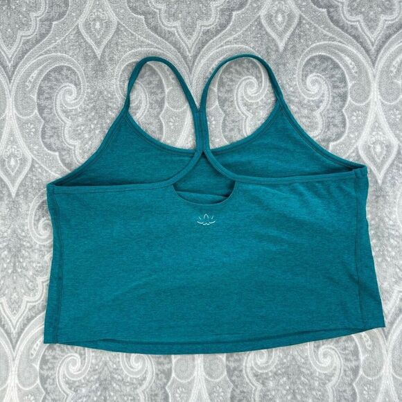 Womens Beyond Yoga SpaceDye Racerback Cropped Tank - Picture 2 of 4